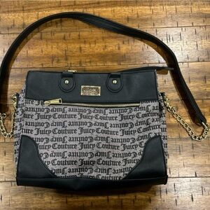 Juicy Couture Black and Gray Women's Bag